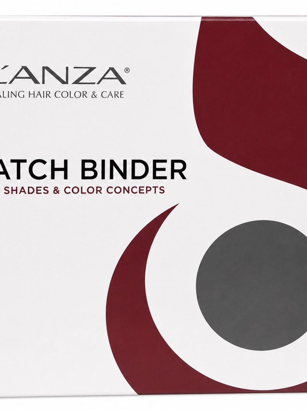 L'ANZA Maroon & Gray Match Binder — Professional Color Guide